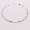 Alloy Jewelry Geometric Pattern Water Wave Chain Diamond Multilayer Collar Necklace