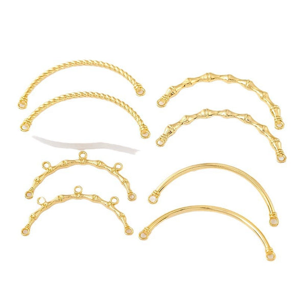 Alloy Jewelry Handmade Electroplating Versatile Geometric Twist Half Glow Bracelet