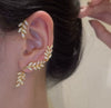 Alloy Jewelry Microinlay Butterfly Women's Ear Clip And Ear Hanging Earrings Without Ear Holes