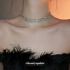 Alloy Jewelry Set With Diamondembedded Oval Design Light Luxury Style For Women