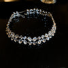 Alloy Jewelry Set With Diamondembedded Oval Design Light Luxury Style For Women