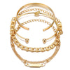Alloy Jewelry Set With Geometric Pattern And Electroplating Treatment For Women