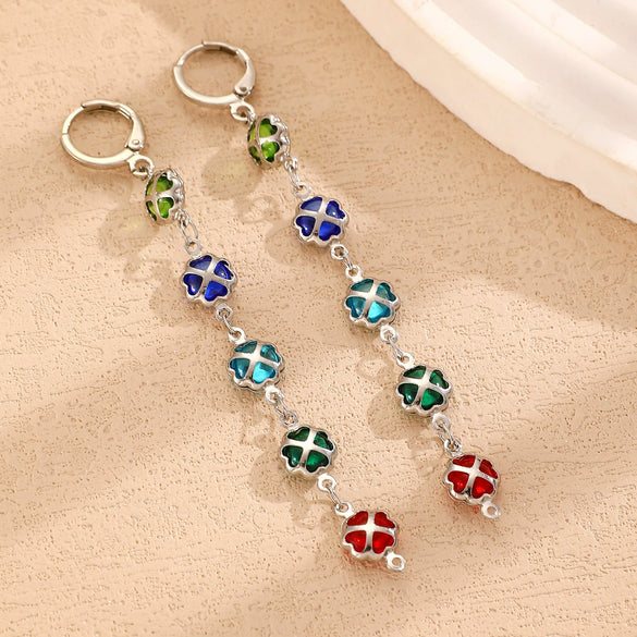 Alloy Jewelry Set With Heart Water Drop Bell Pattern Electroplated For Women Including Necklace Bracelet Earrings