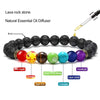 Alloy Jewelry Volcanic Stone Beaded Handmade Geometric Bracelet For Men And Women