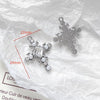 Alloy Jewelry With Cross And Butterfly Pattern Electroplated Diy Handmade Pendant Bracelet Necklace