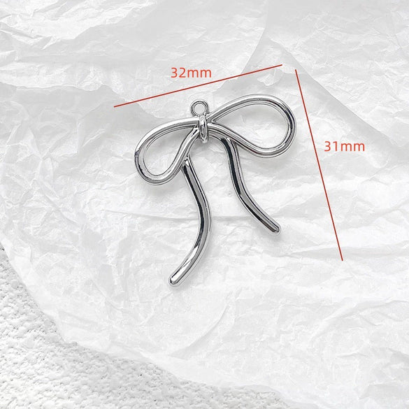 Alloy Jewelry With Cross And Butterfly Pattern Electroplated Diy Handmade Pendant Bracelet Necklace