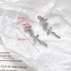 Alloy Jewelry With Cross And Butterfly Pattern Electroplated Diy Handmade Pendant Bracelet Necklace