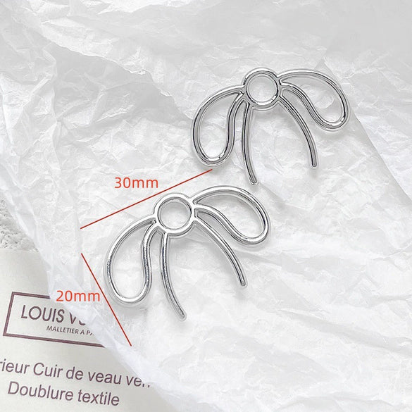 Alloy Jewelry With Cross And Butterfly Pattern Electroplated Diy Handmade Pendant Bracelet Necklace