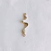 Alloy Joker Irregular Line Double Hole Pendant For Diy Handmade Jewelry Accessories With Electroplating