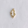 Alloy Joker Irregular Line Double Hole Pendant For Diy Handmade Jewelry Accessories With Electroplating