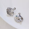 Alloy Joker Pearl Love Shell Pendant Diy Handmade Earrings Necklace Accessories With Electroplating And Animal Style