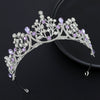 Alloy Kc Gold Electroplated Crystal Women's Crown Hair Accessories For Party