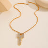 Alloy Key Design Electroplating Women's Necklace Earrings Set