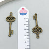 Alloy Key Jewelry Accessories Pendant For Diy Bracelet Necklace Keychain Earrings Electroplated