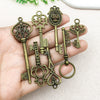 Alloy Key Jewelry Accessories Pendant For Diy Bracelet Necklace Keychain Earrings Electroplated