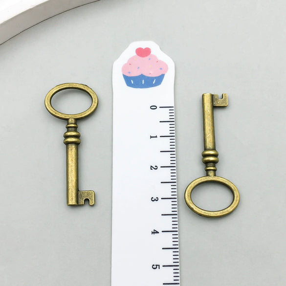 Alloy Key Jewelry Accessories Pendant For Diy Bracelet Necklace Keychain Earrings Electroplated