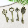 Alloy Key Jewelry Accessories Pendant For Diy Bracelet Necklace Keychain Earrings Electroplated