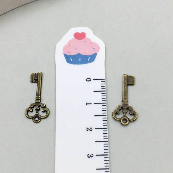 Alloy Key Jewelry Accessories Pendant For Diy Bracelet Necklace Keychain Earrings Electroplated