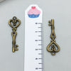 Alloy Key Jewelry Accessories Pendant For Diy Bracelet Necklace Keychain Earrings Electroplated