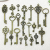 Alloy Key Jewelry Accessories Pendant For Diy Bracelet Necklace Keychain Earrings Electroplated