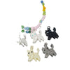 Alloy Kitten Pendant Handmade Jewelry Bracelet Necklace Beaded Accessories With Electroplating