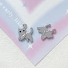 Alloy Kitten Pendant Handmade Jewelry Bracelet Necklace Beaded Accessories With Electroplating