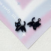 Alloy Kitten Pendant Handmade Jewelry Bracelet Necklace Beaded Accessories With Electroplating