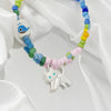 Alloy Kitten Pendant Handmade Jewelry Bracelet Necklace Beaded Accessories With Electroplating