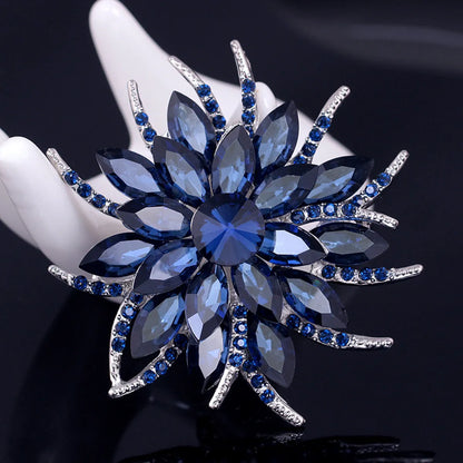 Flower Alloy Plating Women'S Brooches