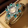 Alloy Lace Quartz Women's Watch With Diamond Encrusted And Round Dial
