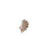 Alloy Leaf Brooch Original Design Electroplated For Women