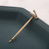 Alloy Letter Bangs Hair Clip Jewelry Gold Inlaid