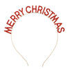 Alloy Letter Headband Hair Accessories Electroplated For Women