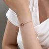 Alloy Light Luxury Geometric Microinlaid Zircon Electroplated Bracelet For Women