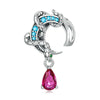 Alloy Loose Bead Bracelet Diy For Boys And Girls With Totem Pattern And Electroplating Technology