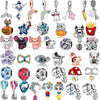 Alloy Loose Bead Bracelet Diy For Boys And Girls With Totem Pattern And Electroplating Technology