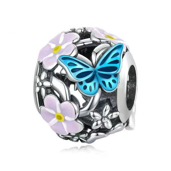 Alloy Loose Bead Bracelet Diy For Boys And Girls With Totem Pattern And Electroplating Technology