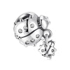 Alloy Loose Bead Bracelet Diy For Boys And Girls With Totem Pattern And Electroplating Technology