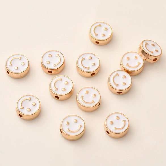 Alloy Loose Beads For Diy Bracelet Necklace Pendant Accessories With Oil Drop Color Retention And Electroplating Treatment
