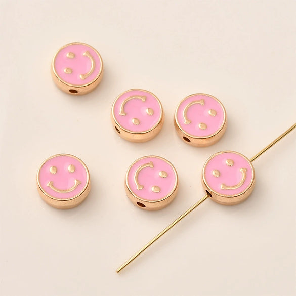 Alloy Loose Beads For Diy Bracelet Necklace Pendant Accessories With Oil Drop Color Retention And Electroplating Treatment