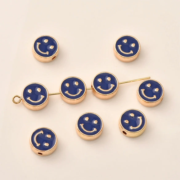 Alloy Loose Beads For Diy Bracelet Necklace Pendant Accessories With Oil Drop Color Retention And Electroplating Treatment