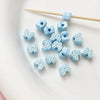 Alloy Loose Beads Handpainted Double Color Spring Butterfly Shape Dripping Oil For Diy Bracelet Necklace