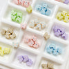 Alloy Loose Beads Handpainted Double Color Spring Butterfly Shape Dripping Oil For Diy Bracelet Necklace
