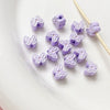Alloy Loose Beads Handpainted Double Color Spring Butterfly Shape Dripping Oil For Diy Bracelet Necklace