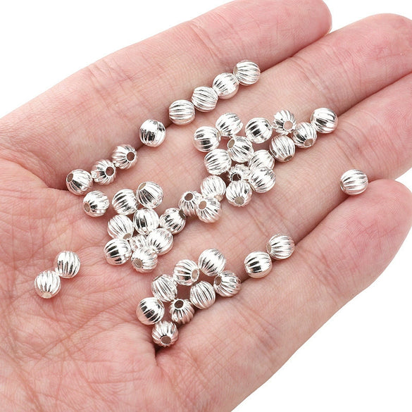 Alloy Loose Beads Spacer Beads Wheel Beads Square Beads Handmade Diy Bracelet Necklace Semifinished Electroplated Accessories