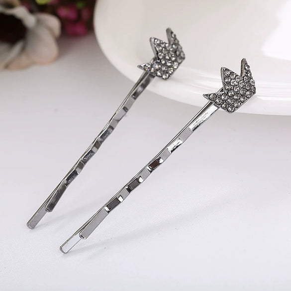 Alloy Love Bow Tie Onepiece Clip Hairpin Cute Hair Accessories Electroplated