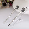 Alloy Love Bow Tie Onepiece Clip Hairpin Cute Hair Accessories Electroplated