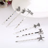 Alloy Love Bow Tie Onepiece Clip Hairpin Cute Hair Accessories Electroplated