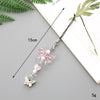 Alloy Love Bowknot And Pentagram Pattern Handmade Mobile Phone Case Keychain Hanging Chain And Ornaments