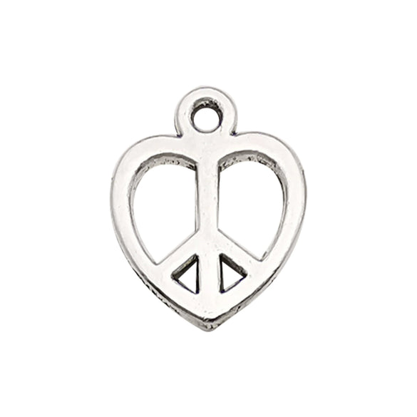 Alloy Love Heart And Love Letter Pendant Necklace Bracelet Keychain Vintage Style Electroplated